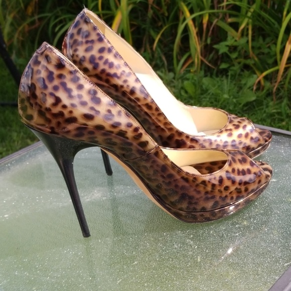 Jimmy Choo cheetah print heel size 39 1/2 … - Picture 6 of 8